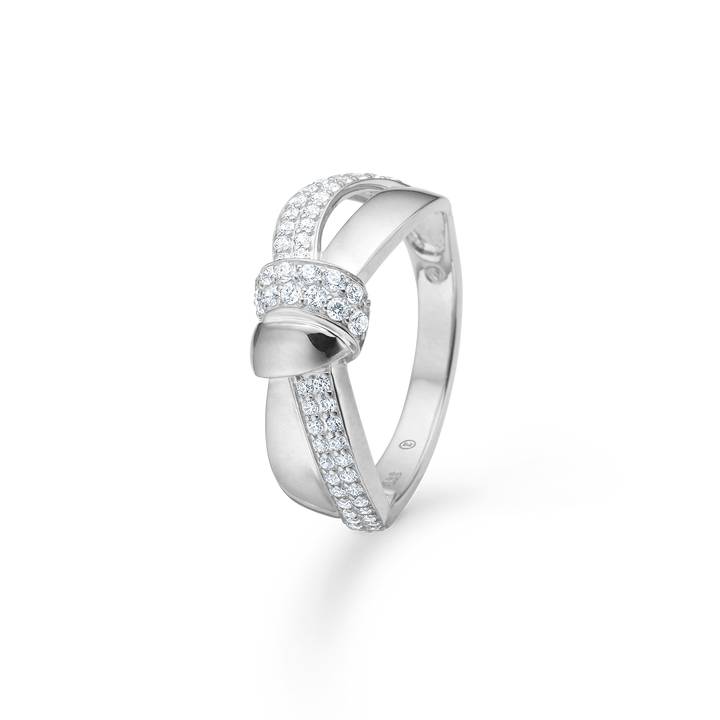 Mads z darcy ring in silver with zirconia