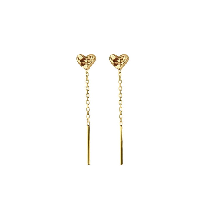 Jeberg Jewellery Cherish Chain Gold Plated Earrings