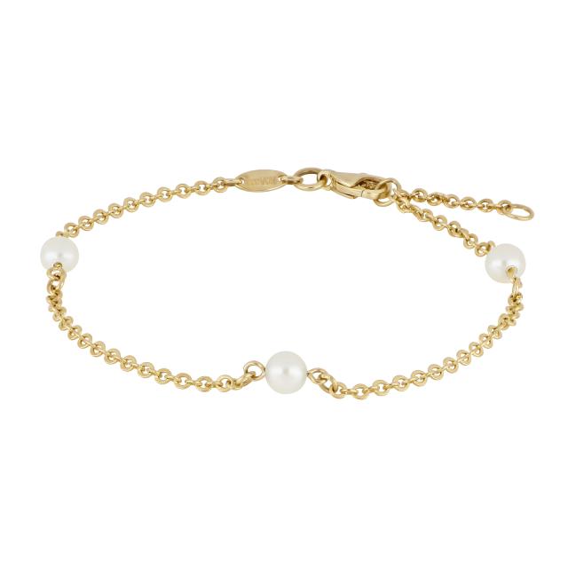Nordahl Andersen 8kt Anklet With Pearls