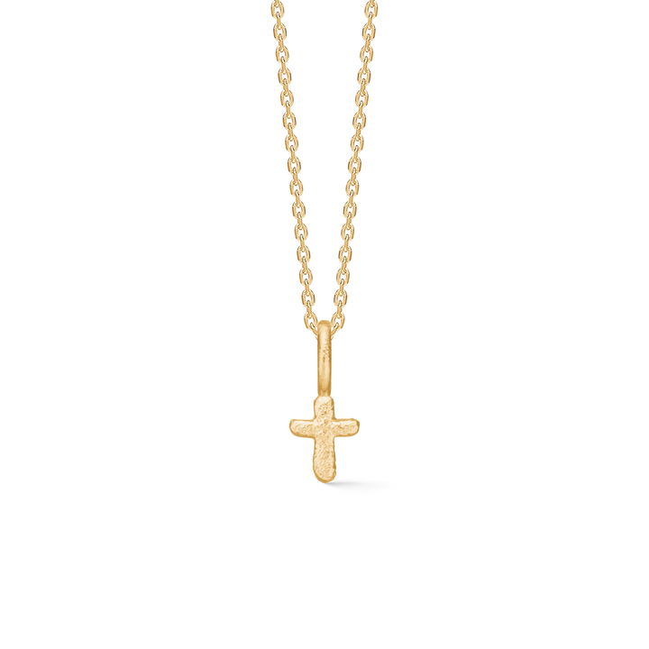 Studio Z Faithful Cross Necklace In Gold Plated