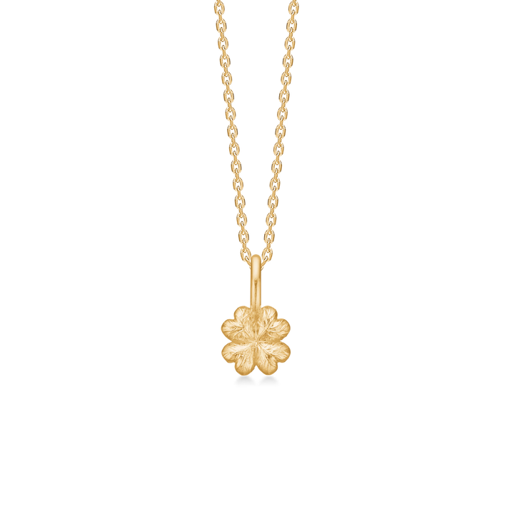 Studio Z Serene Clover Necklace In Gold Plated