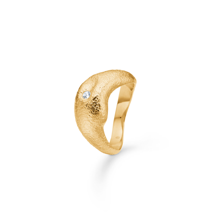 Studio Z Lumi Ring In Gold Plated Silver