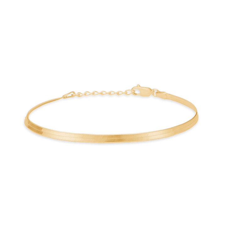 Studio Z Cobra Bracelet In Gold Plated Silver