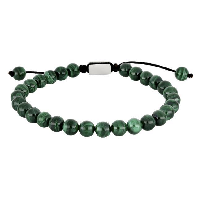 Son Of Noa Men's Bracelet With Malachite - 80890072700