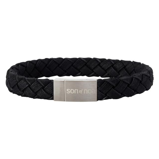 Son Of Noa Men's Bracelet In Black Leather - 809700391