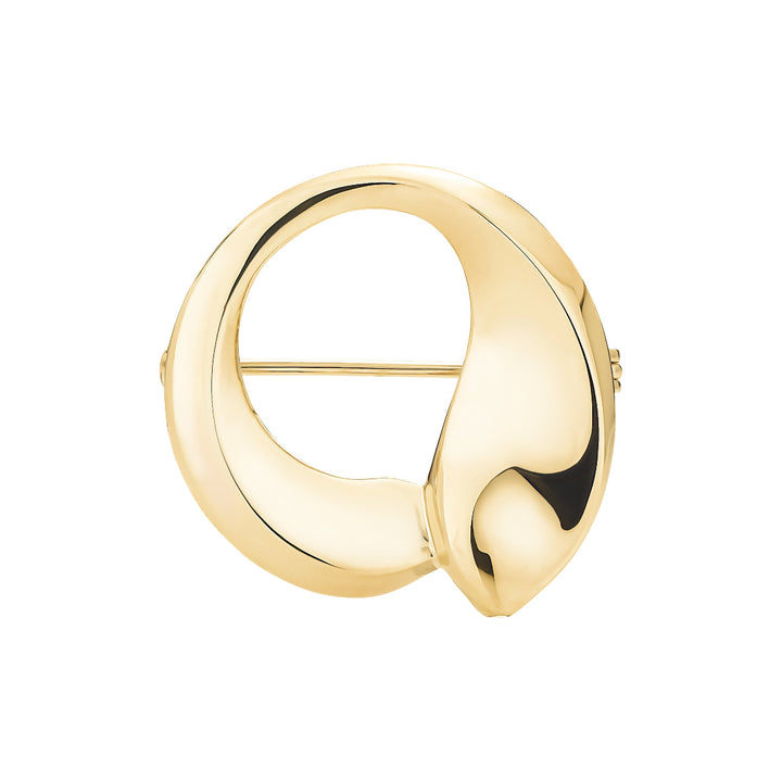 Lund Copenhagen Brooch - Gold Plated - 9041380-F