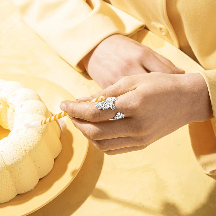 Vincent Archaic Shadow Silver Ring