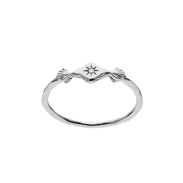 Moonesten Annie Silver Ring