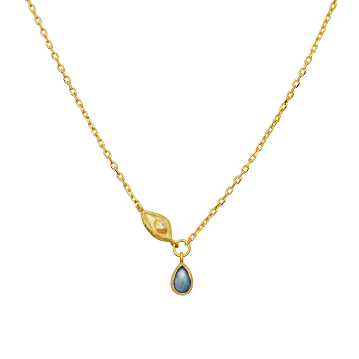 Moonesten babette gilded necklace