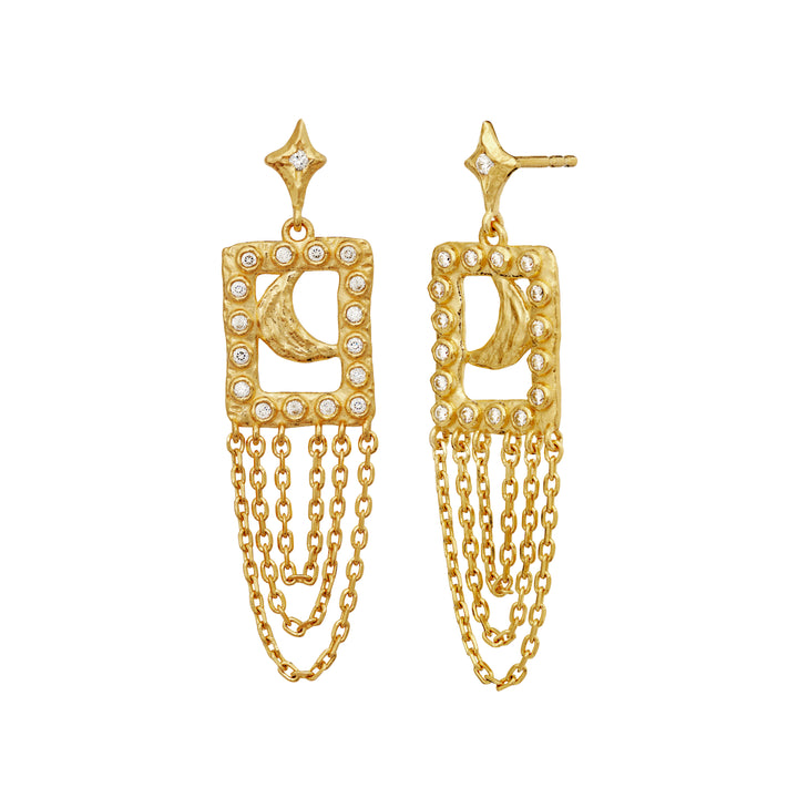 Moonesten barbra gilded earrings
