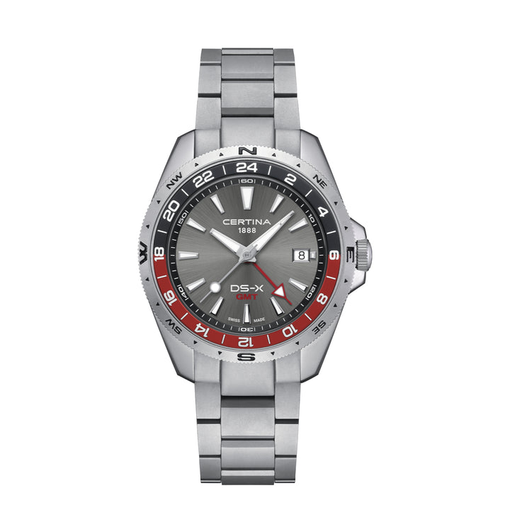 Certina DS-X GMT Gray Dial 41mm