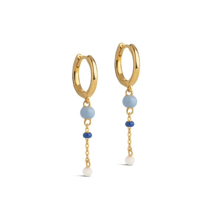 Enamel Lola Bold Marine Earrings