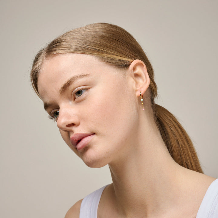 Enamel Lola Bold Earring's Rainbow