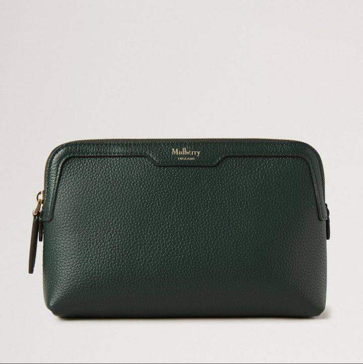 Mulberry Small Cosmetic Pouch Mulberry Green Small Classic Grain