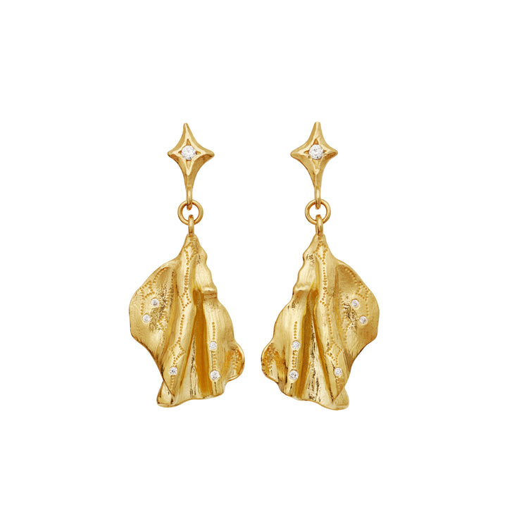 Moonstein Gerda Gold plated earrings