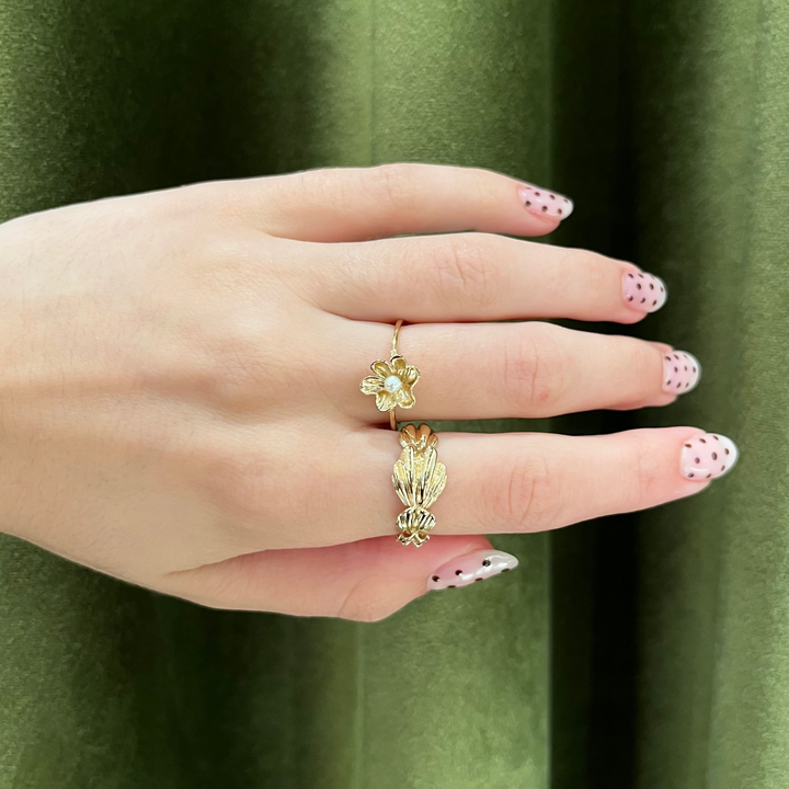 Mads Z Velvet 14kt Gold Ring