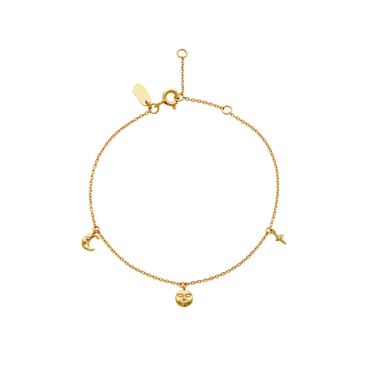 Moonesten Lysander gilded bracelet