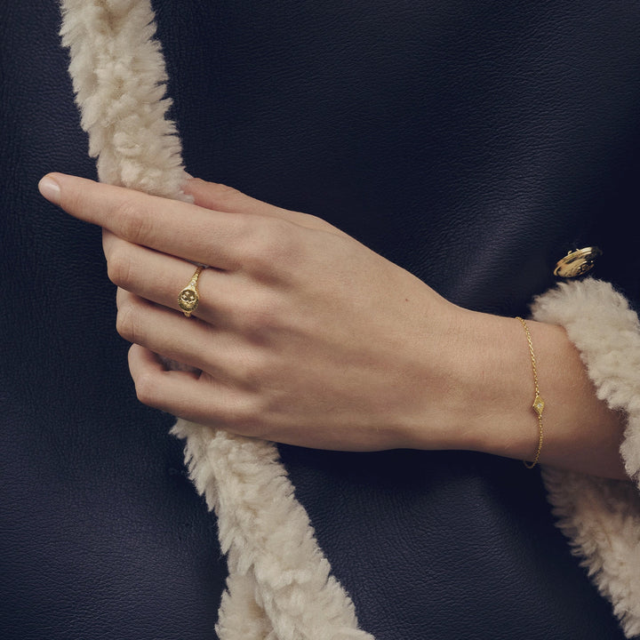 Moonesten solo gilded bracelet