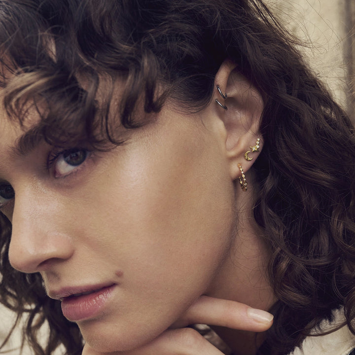 Moonesten Arlette Gold plated Hoops