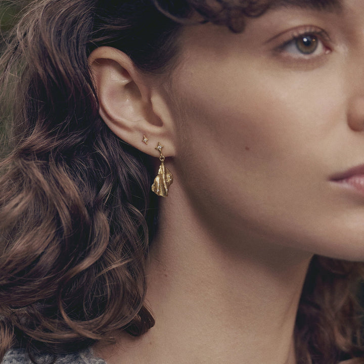 Moonstein Gerda Gold plated earrings