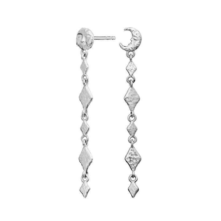 Moonesten minola silver earrings