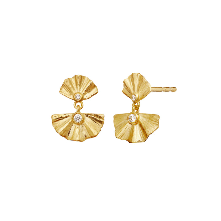 Moonesten Odile gilded earrings