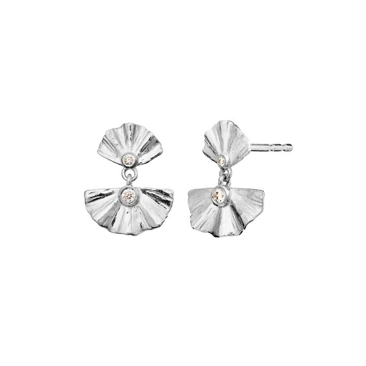 Moonstein odile silver earrings