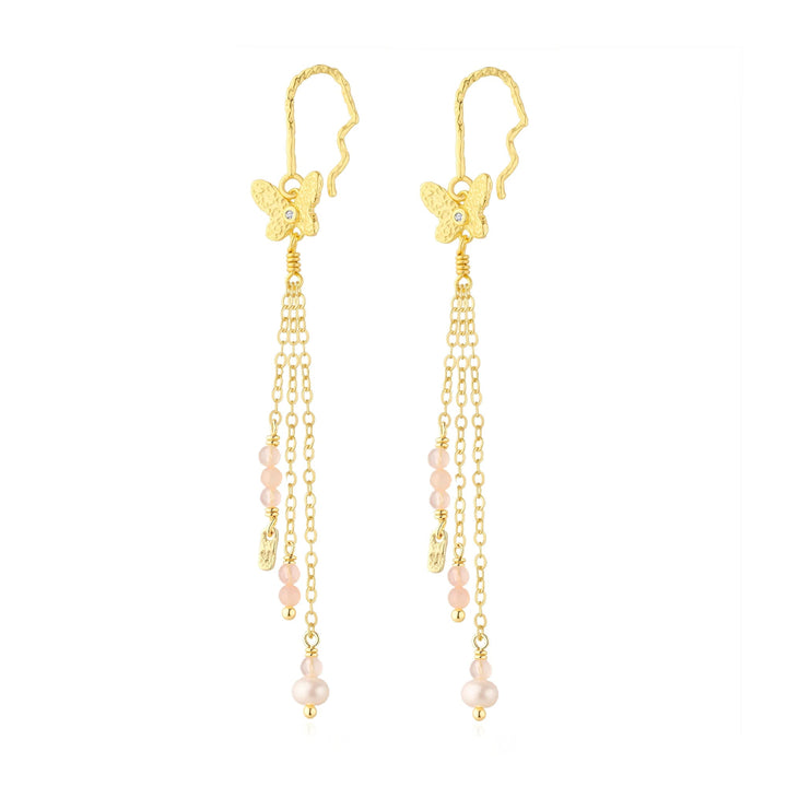Wioga Selena Earrings In Gold Plated Silver