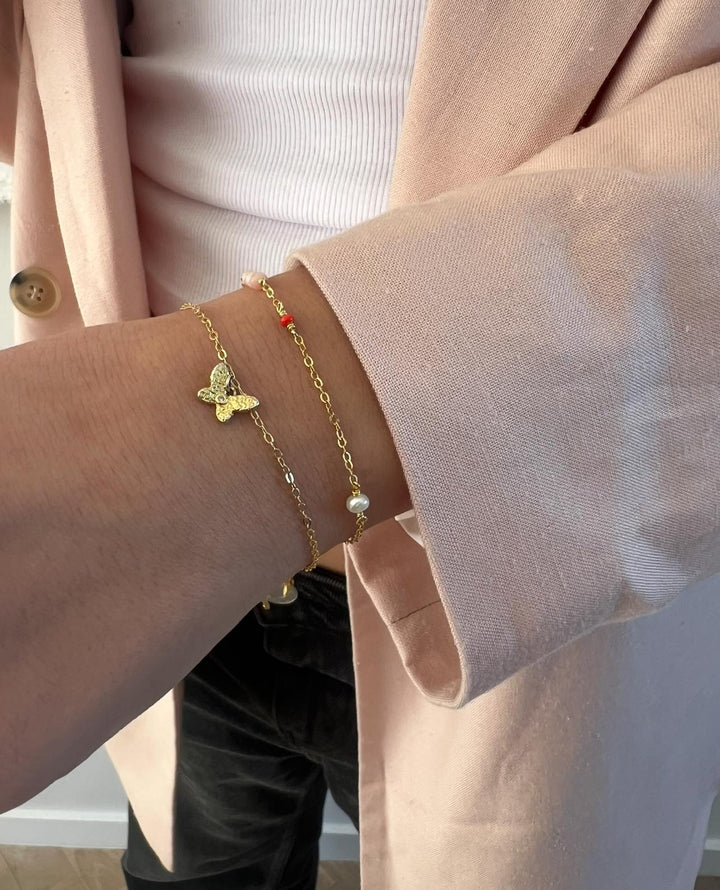 Wioga Zoe Bracelet In Gold Plated Silver