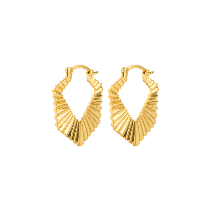 Vincent Celestial Horizon Gold plated earrings