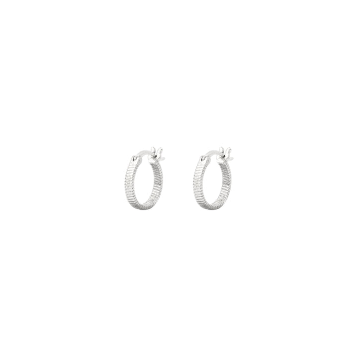 Vincent Fortune Teller Creol Silver Earrings Small 12mm