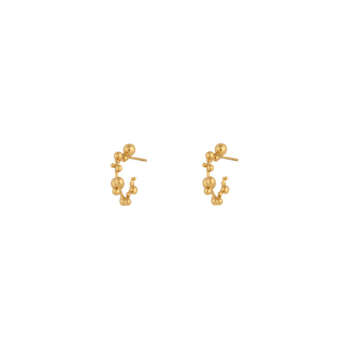 Vincent Orb Chronicles Hoops Gold plated earrings