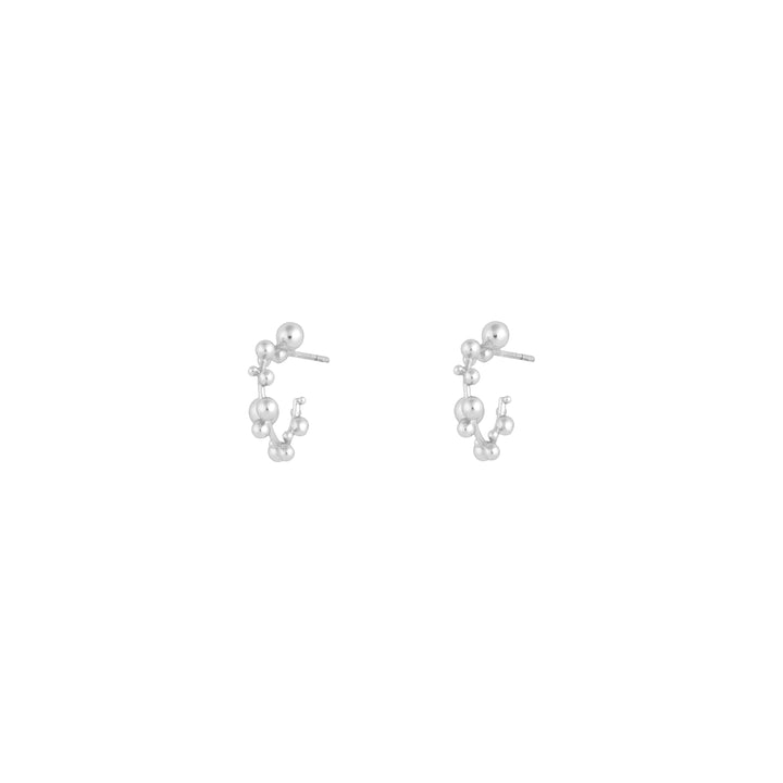 Vincent Orb Chronicles Hoops Silver Earrings