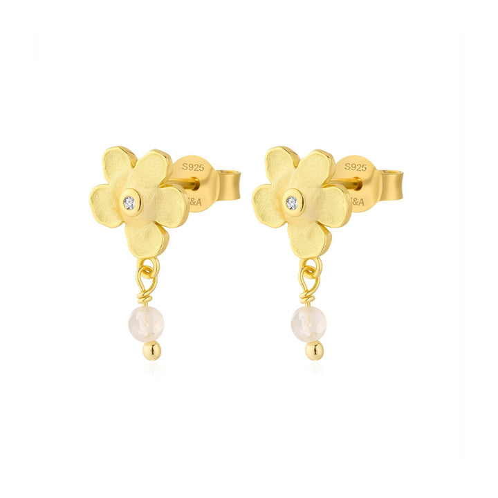 Wioga Wilma Earrings In Gold Plated Silver