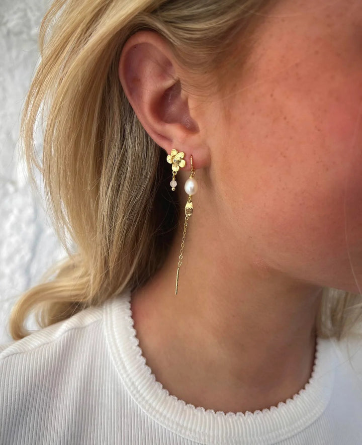 Wioga Lovis Earrings In Gold Plated Silver