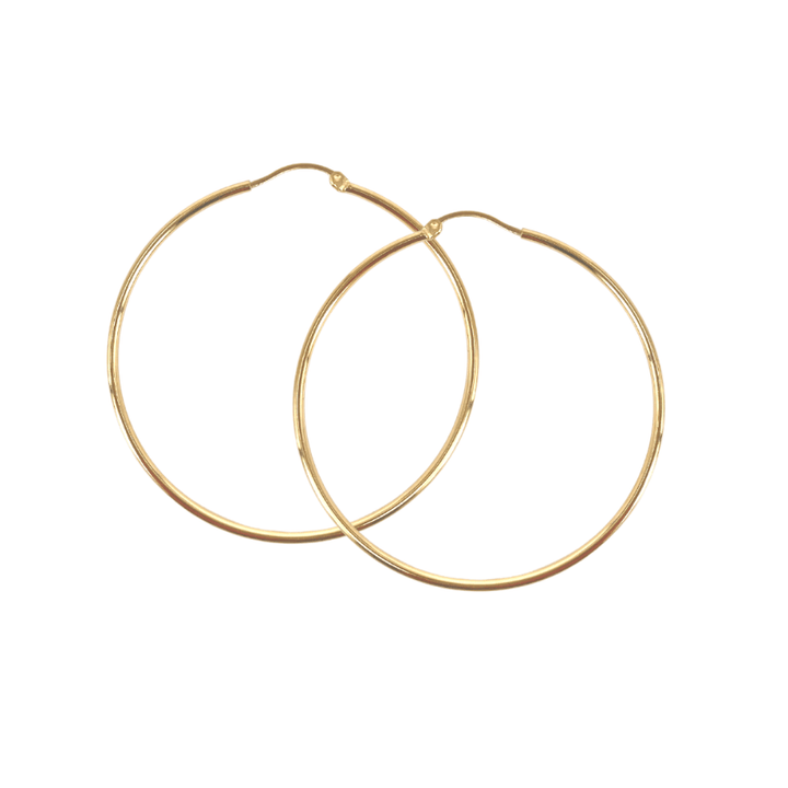 Aqua Dulce Ana Hoop I Forgyldt Sølv - 5732 - Øreringe - 5732