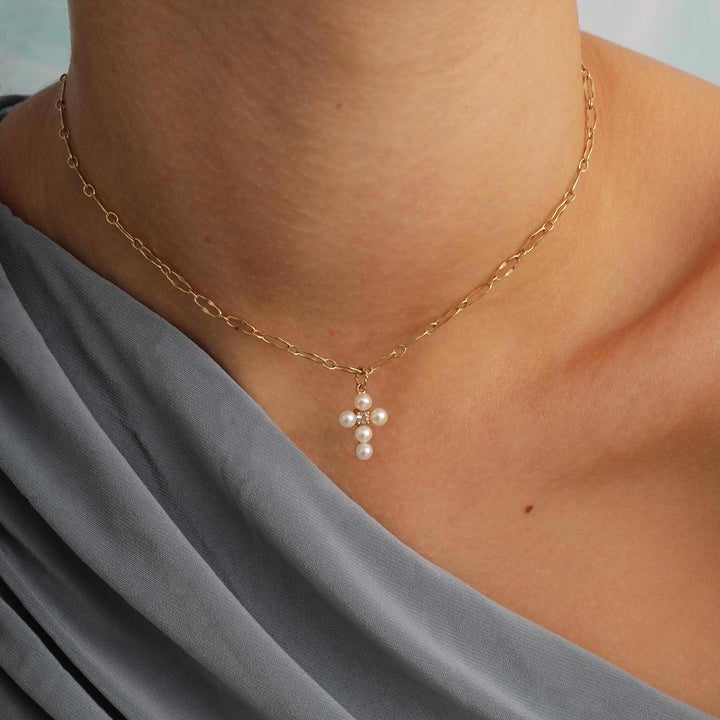 Carré Vedhæng Med Perle Og Prasiolite - FL4461PRSBI - Vedhæng - FL4461PRSBI