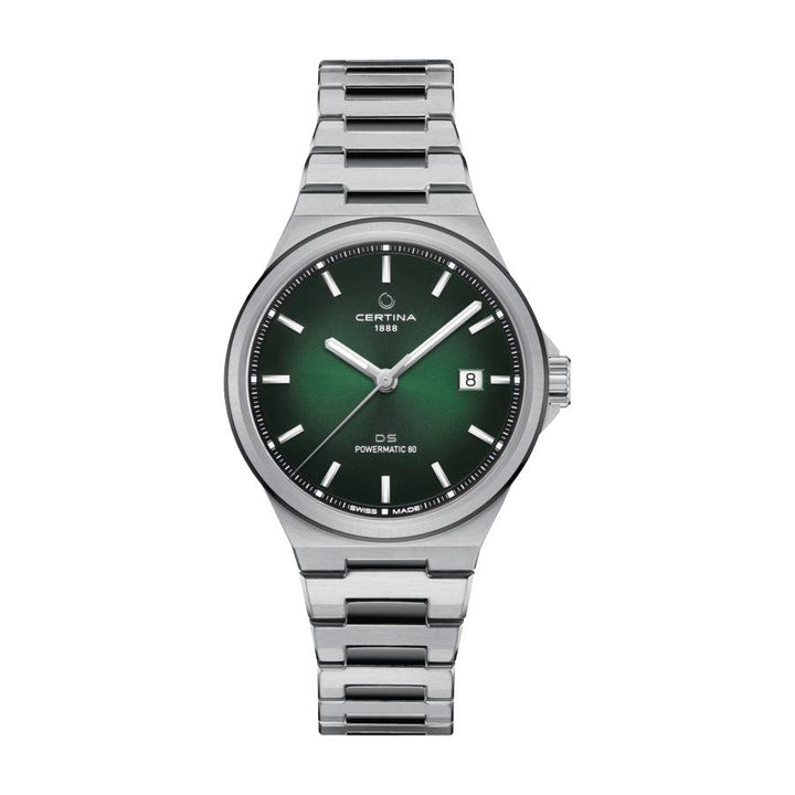 Certina DS-7 Powermatic 80 - Grøn PVD-belægning 39mm - - C0434072209100