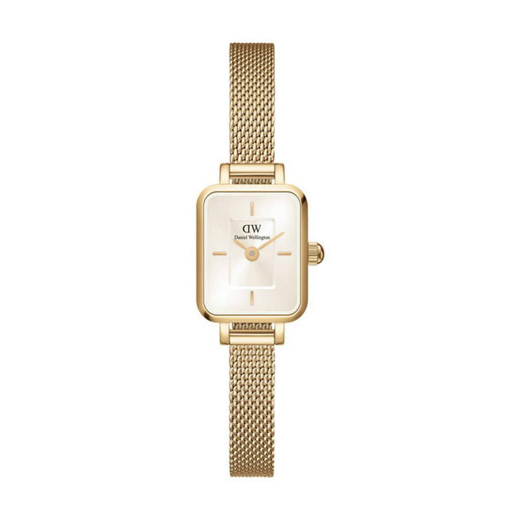 Daniel Wellington Quadro Mini Evergold Champagne Firkantet Dameur - Dameure - ADW00100656