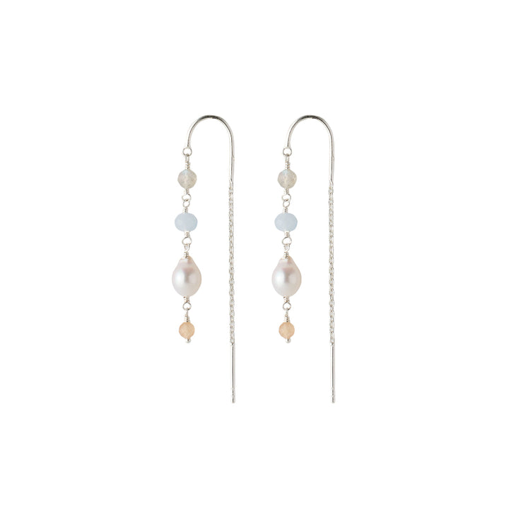 Pernille Corydon Mellow Blue Earrings - Silver