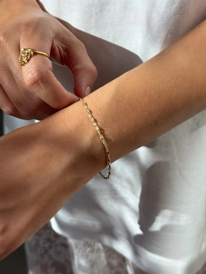 Jeberg Jewellery Effy Bracelet In Gold Plated Silver