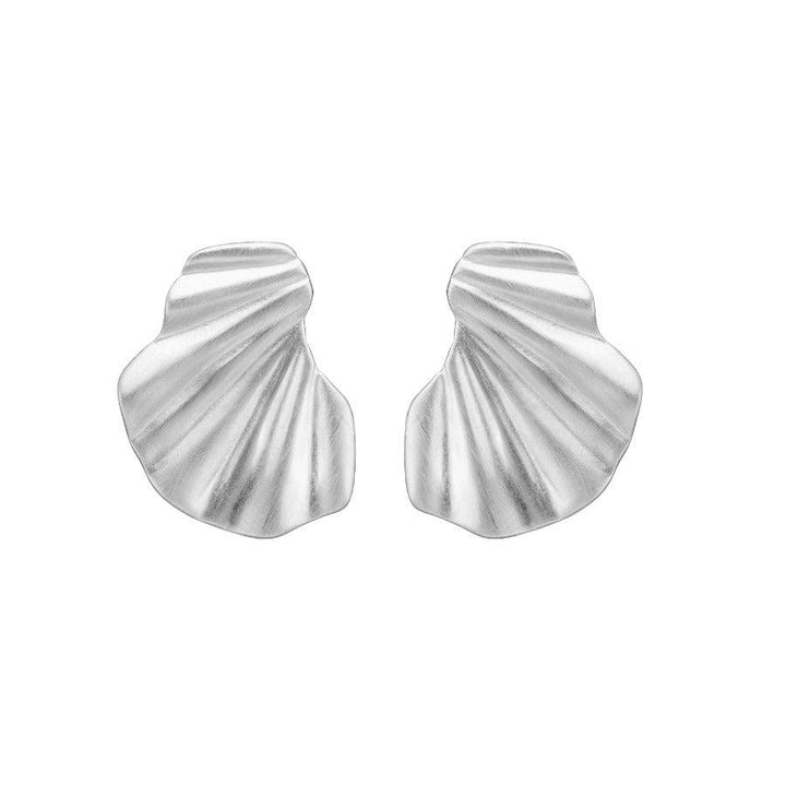 Enamel Wave Earrings I Sølv - E70SM - Øreringe - E70SM