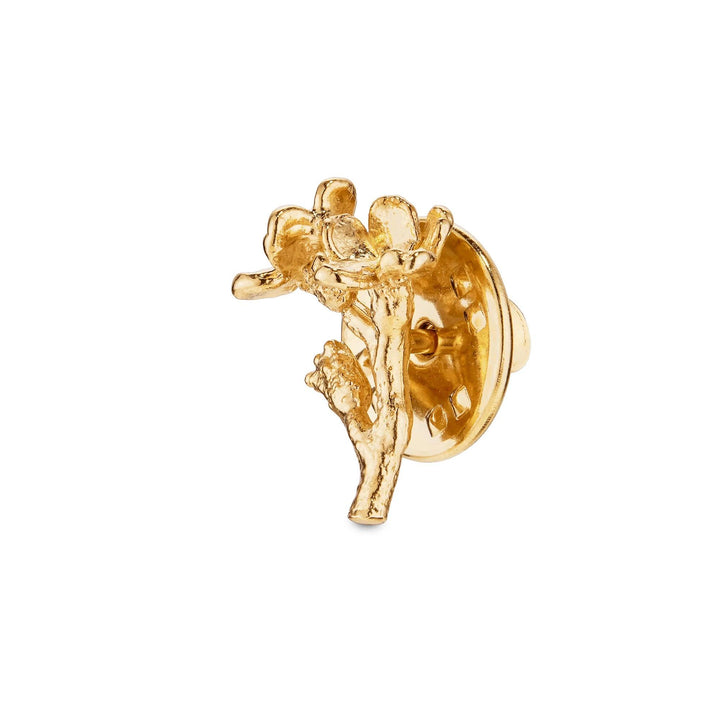 Flora Danica Forglemmigej Pin - Sølv Forgyldt - Broche - 907.FMN-PI-G