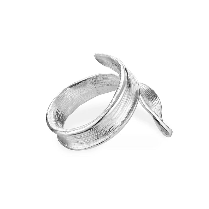 Flora Danica Græs Statement Ring - Sølv - Ringe - 907.GR-STRI-S-001