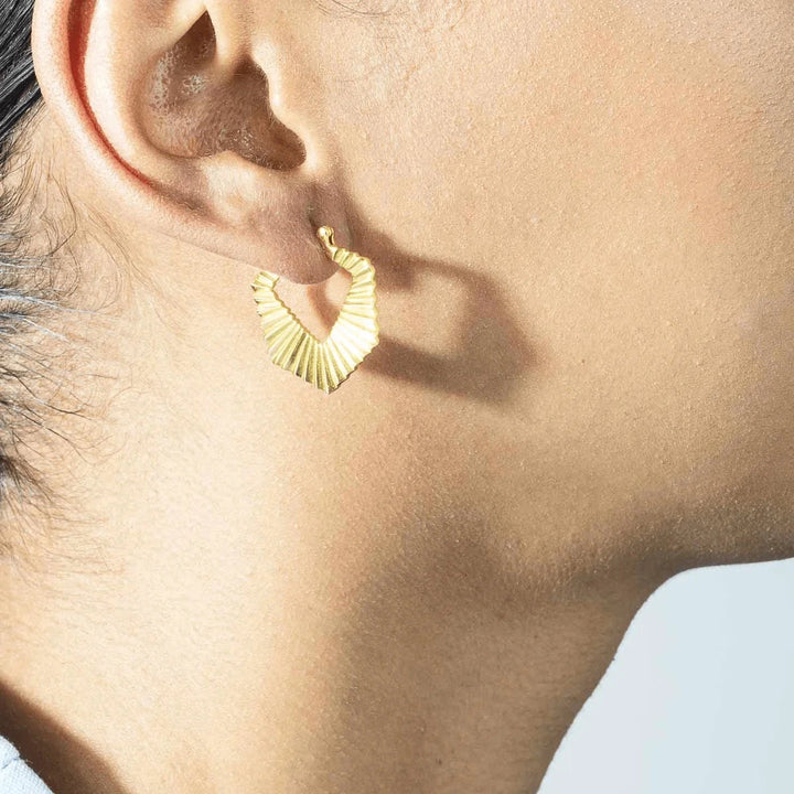 Vincent Celestial Horizon Gold plated earrings