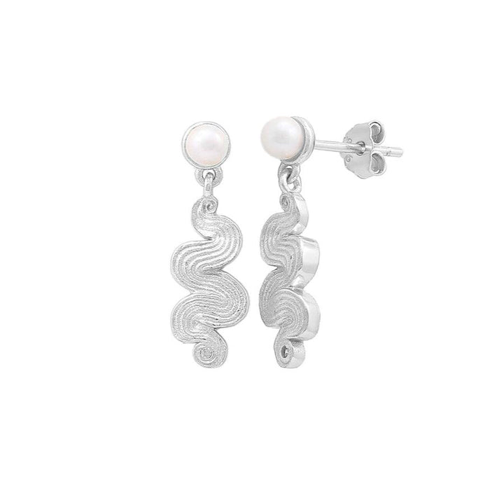 Hultquist Copenhagen Audrey Pearl Sølv Ørestikker - Øreringe - S08586S