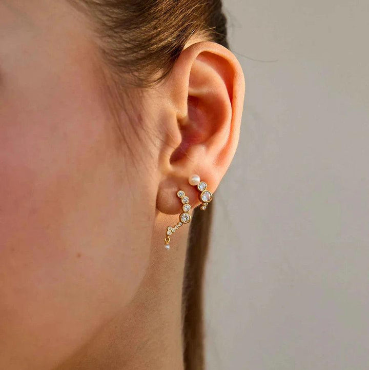 Hultquist Copenhagen Harper Forgyldte Øreringe - Øreringe - S08604G