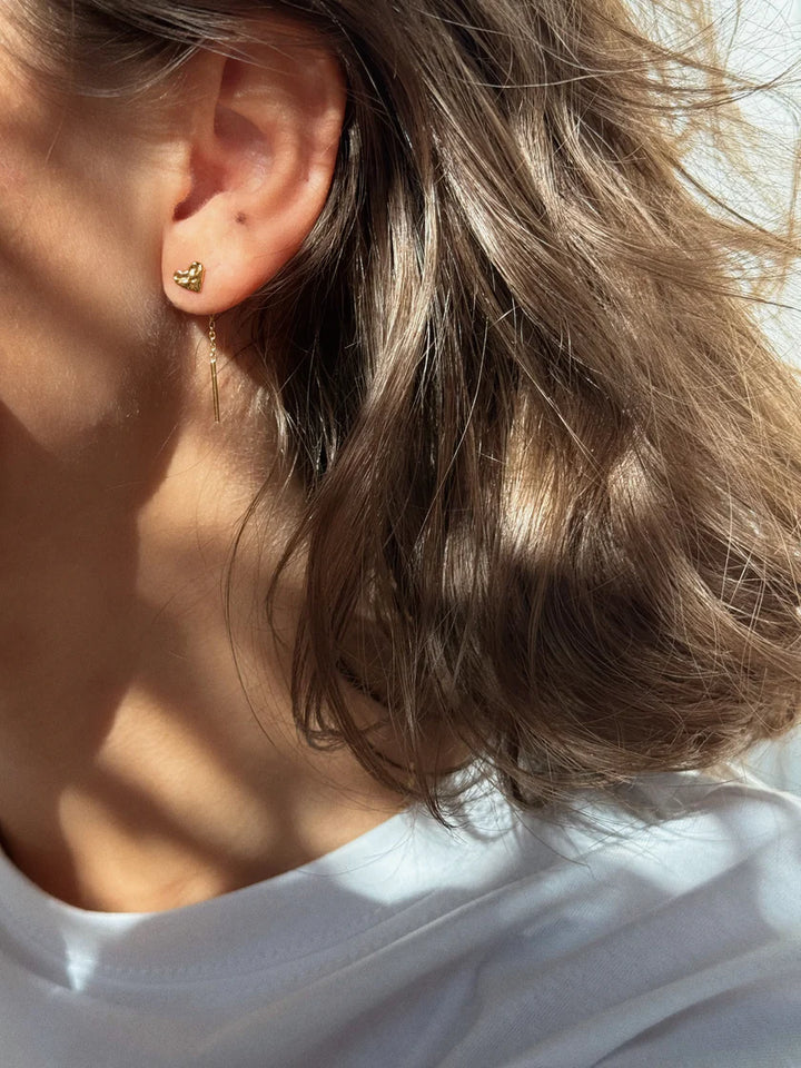 Jeberg Jewellery Cherish Chain Gold Plated Earrings