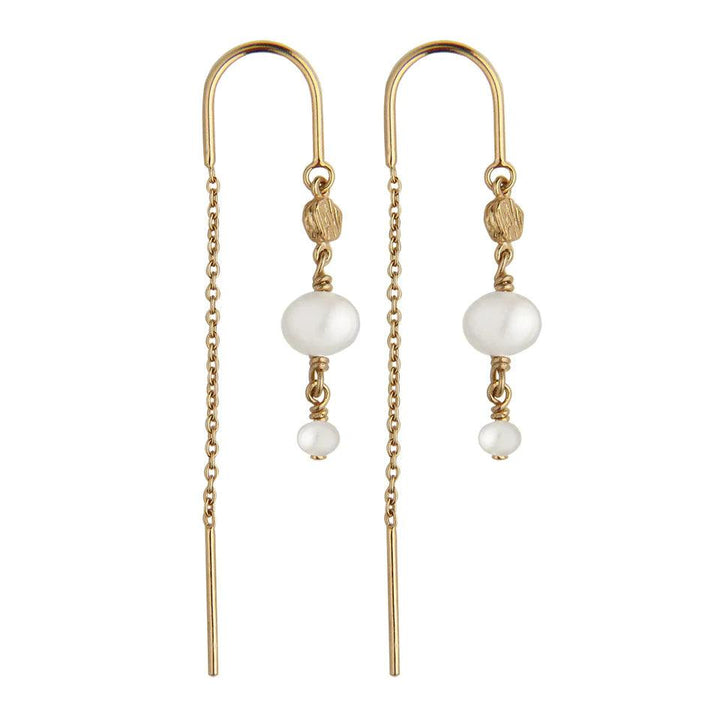Jeberg Jewellery Cordelia Pearl Chain - Øreringe - 52700