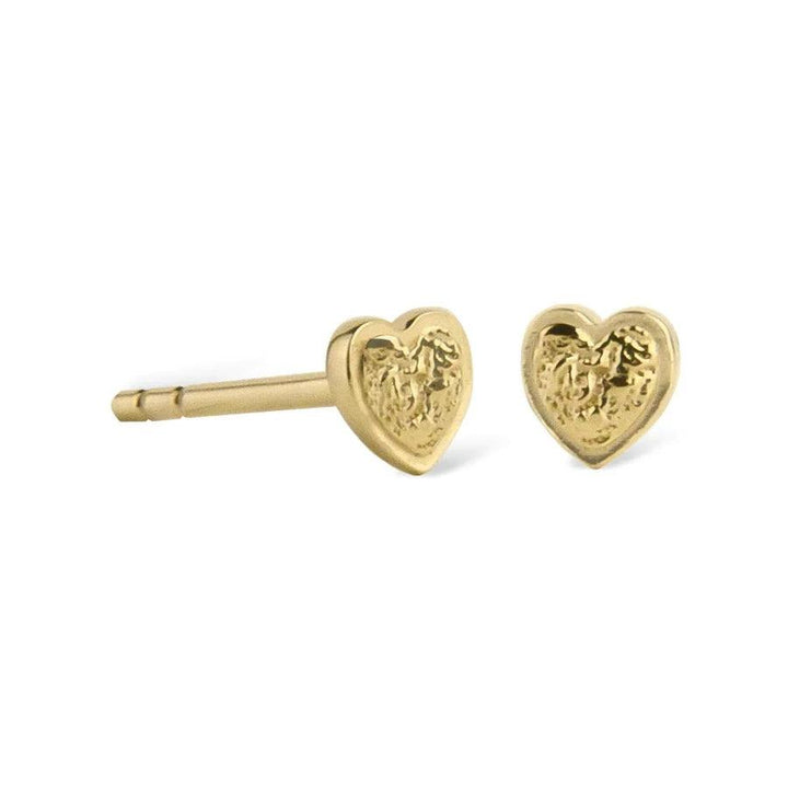 Jeberg Jewellery Heart Me Studs I Forgyldt Sølv - Øreringe - 52400